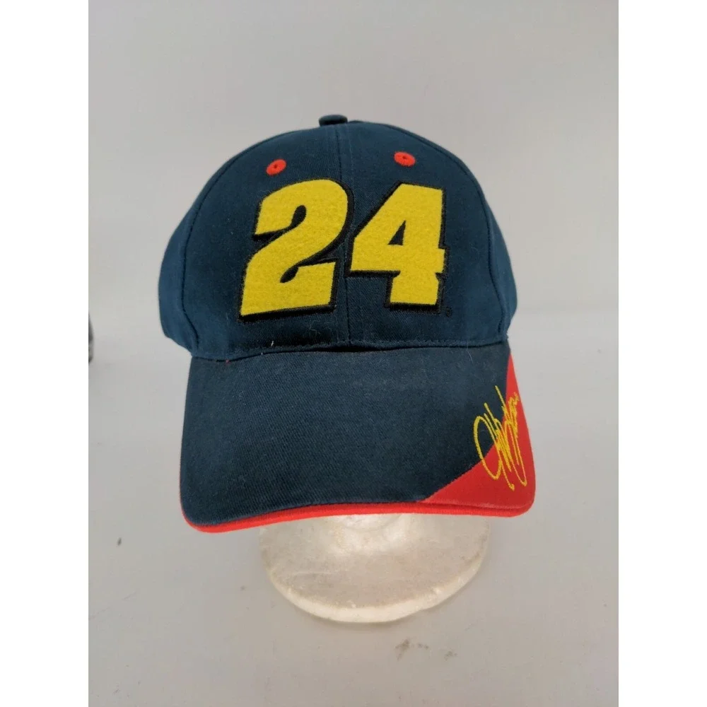 Vintage NASCAR Jeff Gordon Dupont Motorsports #24 Hat Racing With Tags NOS #11